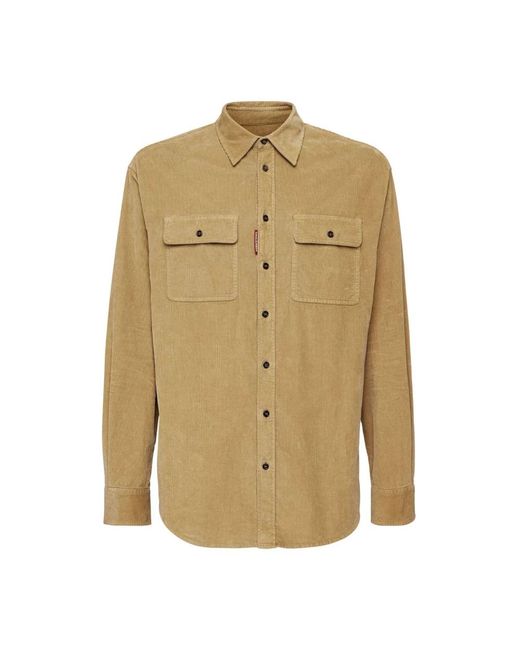 DSquared² Natural Casual Shirts for men