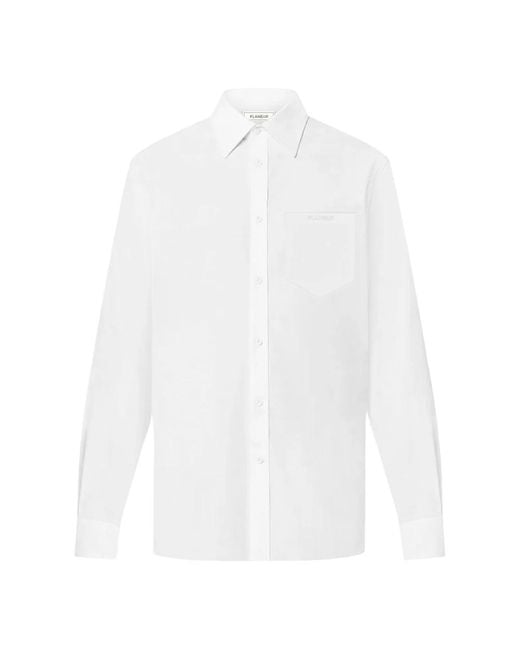 flâneur White Formal Shirts for men
