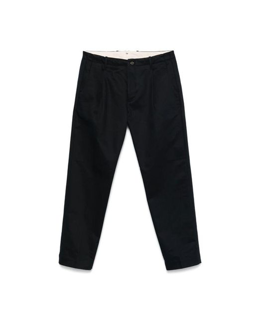 Nine:inthe:morning Blaue Hose Mit Vorderem Knopfverschluss in Black für Herren