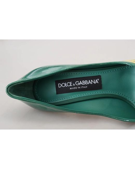Dolce & Gabbana Green Pumps