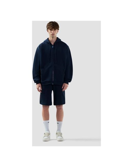 Gcds Blue Zip-Throughs for men