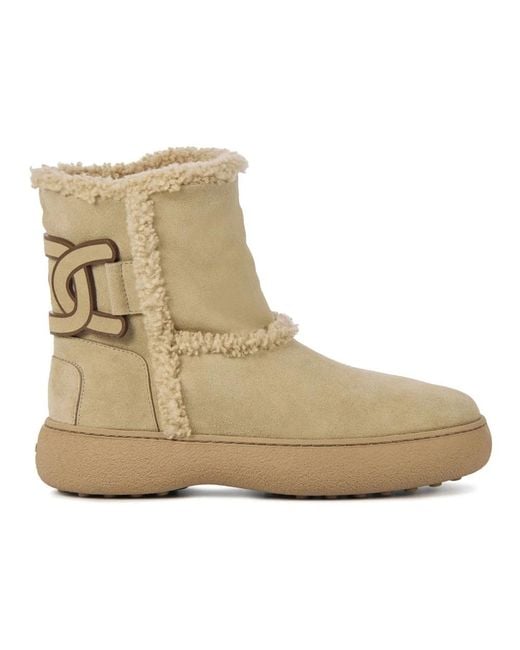 Tod's Natural Winter Boots