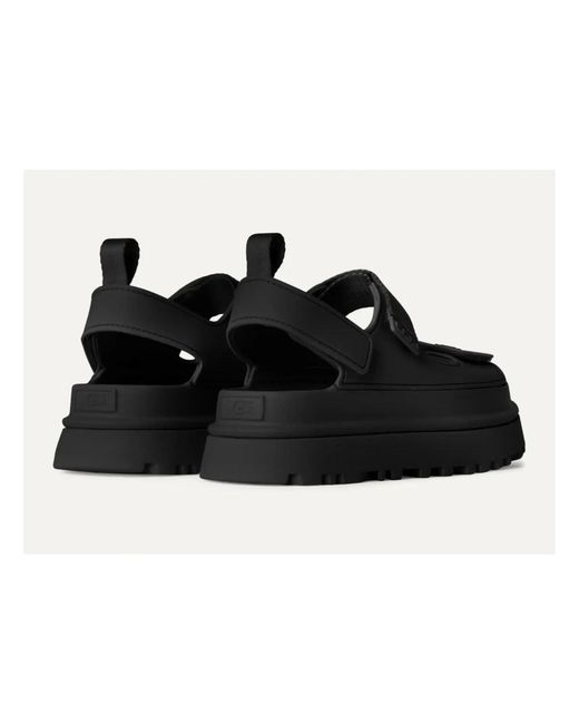 Flat Sandals Ugg en coloris Black