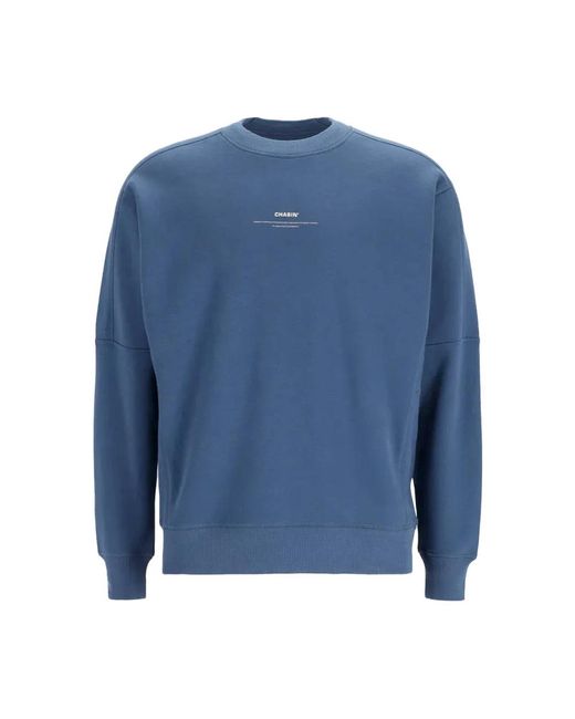 Chasin' Ronde Hals Sweatshirt Regent Model in het Blue voor heren