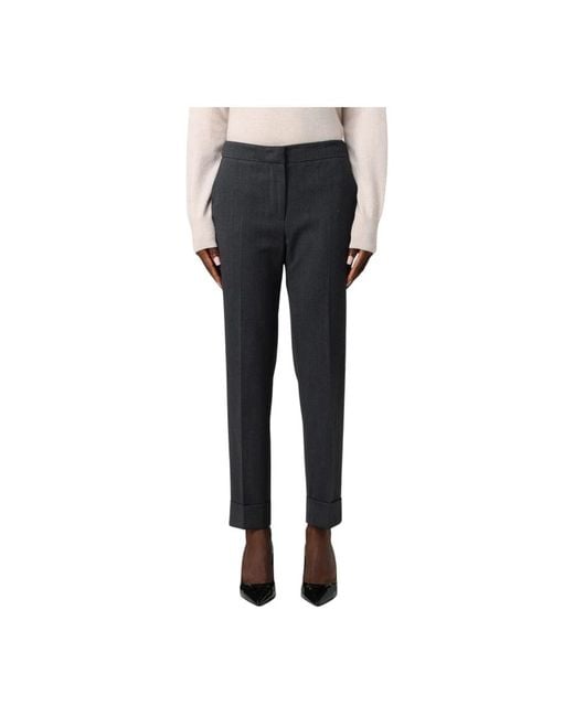 Slim-Fit Trousers di PT01 in Black