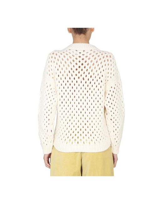 Alysi Natural Round-Neck Knitwear