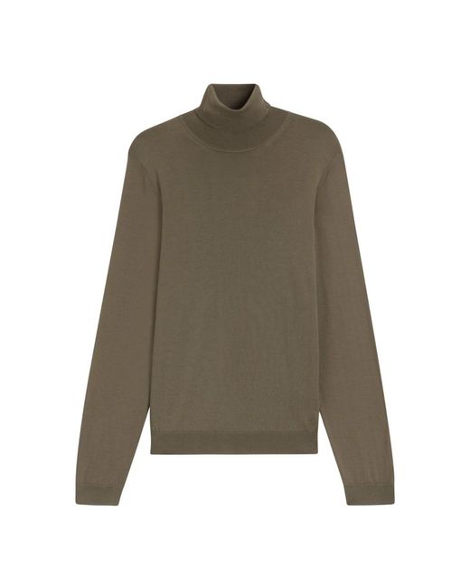 Boss Truien & Vesten ,Bruin ,Wol Turtleneck in het Green voor heren