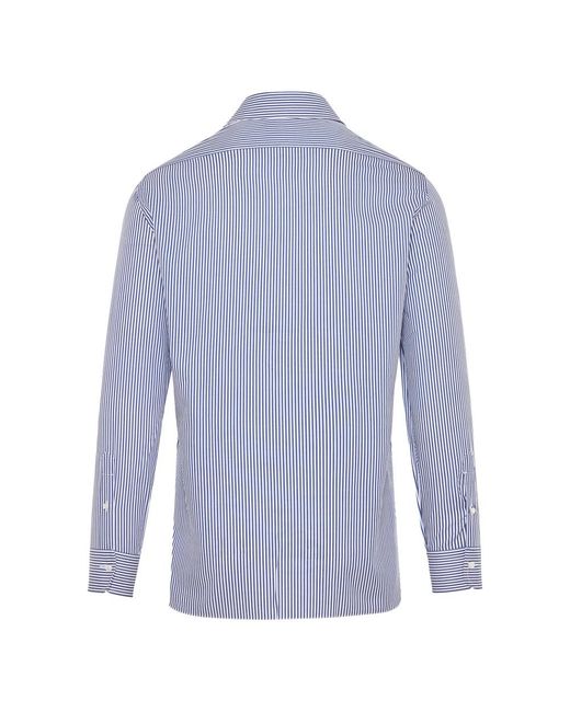 Barba Napoli Blue Casual Shirts for men