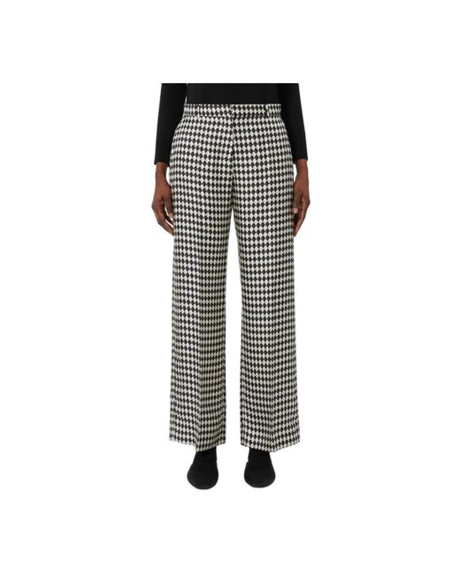 Max Mara Gray Wide Trousers