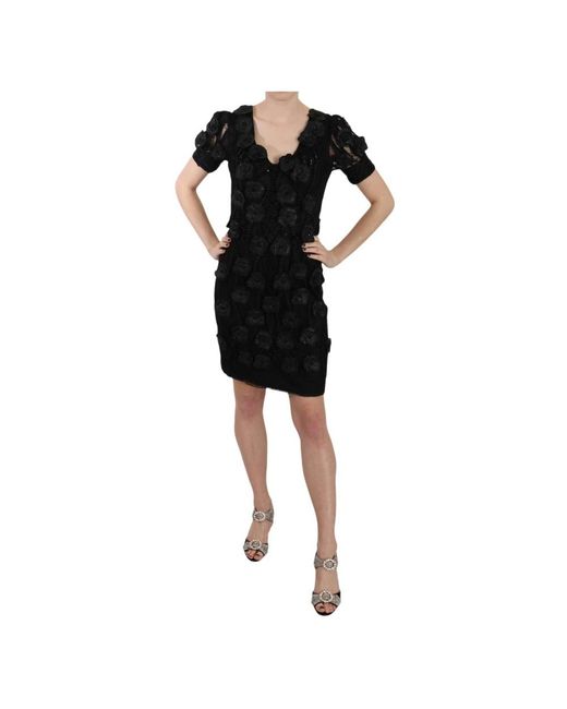 John Richmond Black Short Dresses