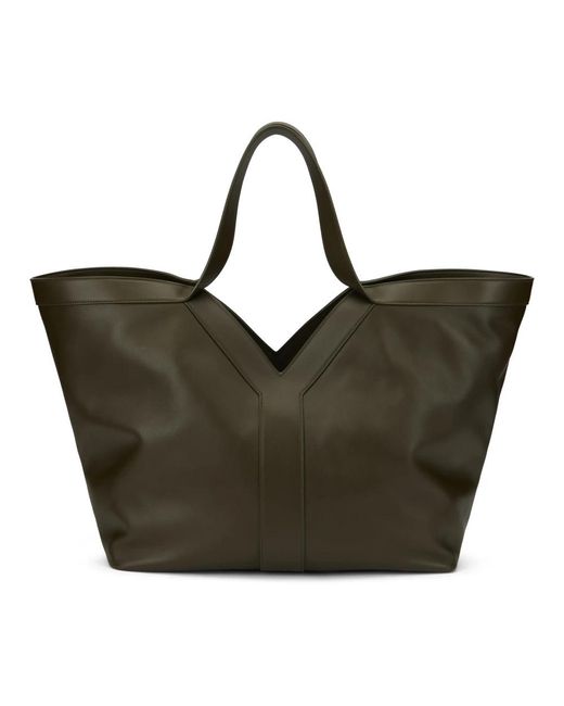 Saint Laurent Green Shopping Bags