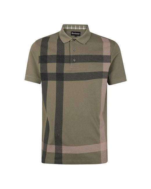 Barbour Green Polo Shirts for men