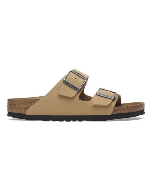 Birkenstock Brown Arizona Bs Birko-flor Latte Cream Sandals 5.5 Uk