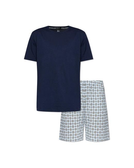 Pyjamas Hanro pour homme en coloris Blue