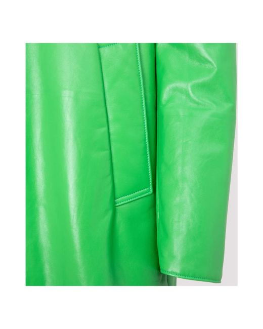 Coats > single-breasted coats Bottega Veneta en coloris Green