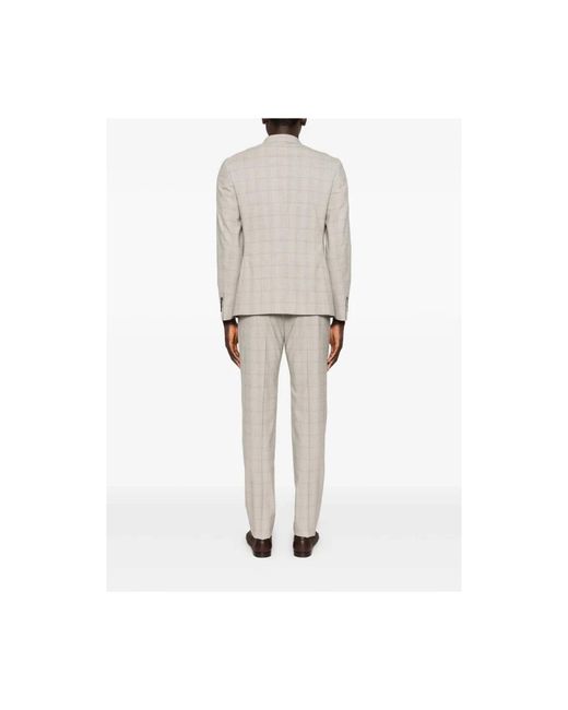 Reveres 1949 Natural Double Breasted Suits for men