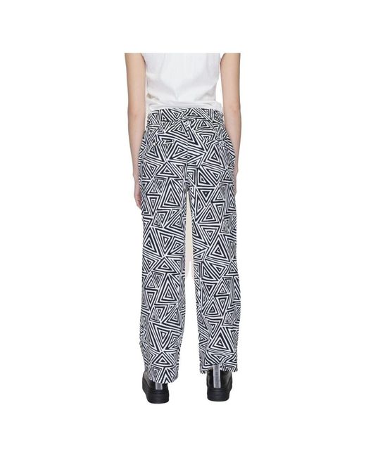 Straight Trousers di Street One in Gray
