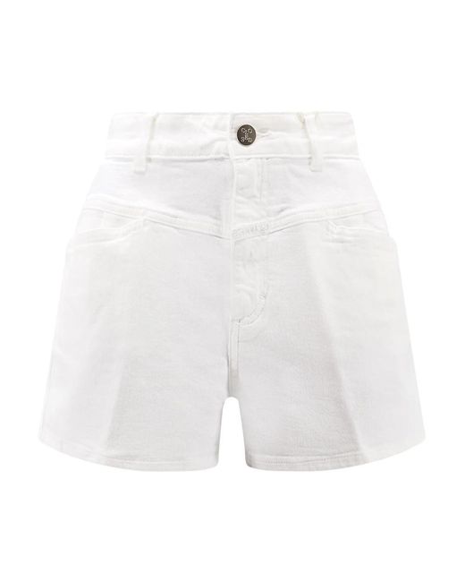 Closed White Denim Shorts