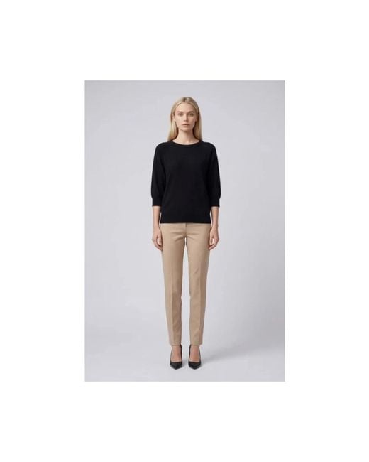 Drumohr Black Round-Neck Knitwear