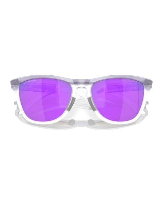 Oakley Transparente graue kissen sonnenbrille in Purple für Herren