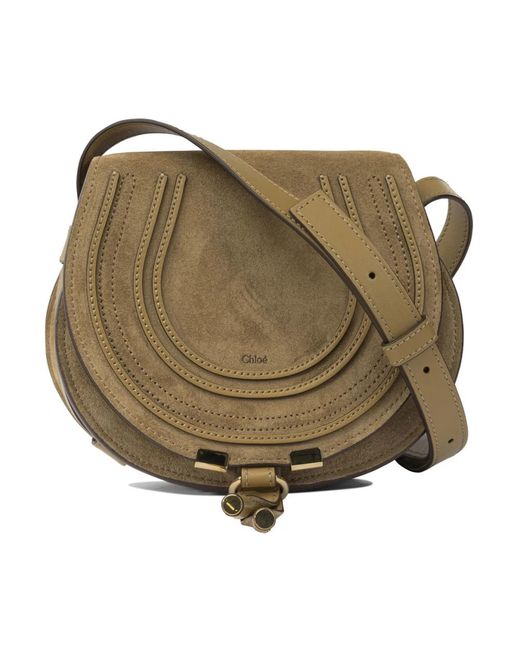 Chloé Crossbody Tas Met Kwastjes in het Natural