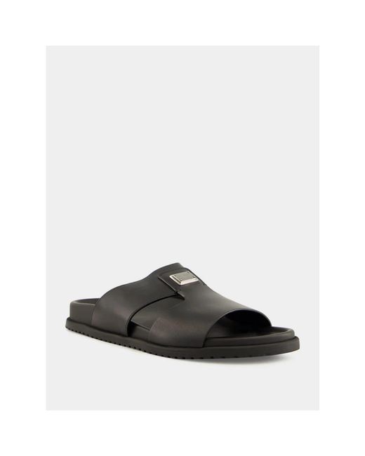 Dolce & Gabbana Black Sliders for men