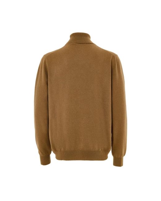 Gran Sasso Brown Turtlenecks for men