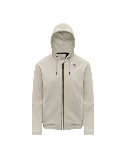 K-Way Gray Light Jackets for men