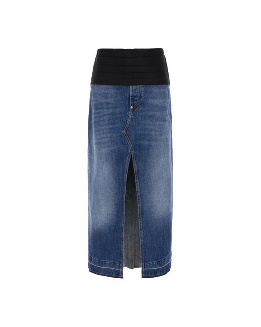 Stella McCartney Blue Denim Skirts