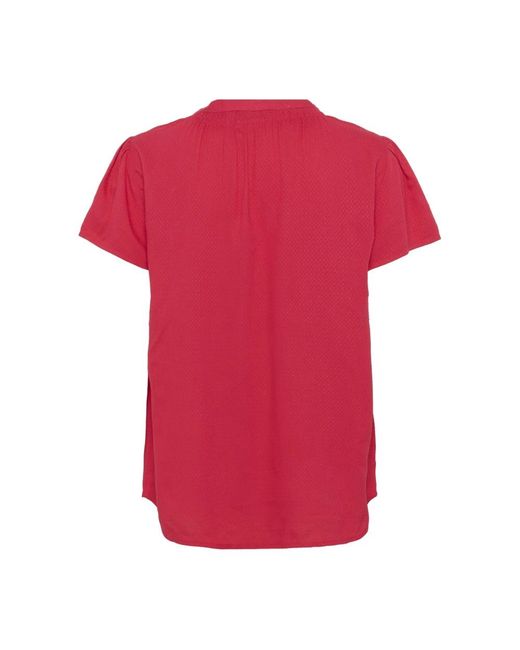 Saint Tropez Red Blouses