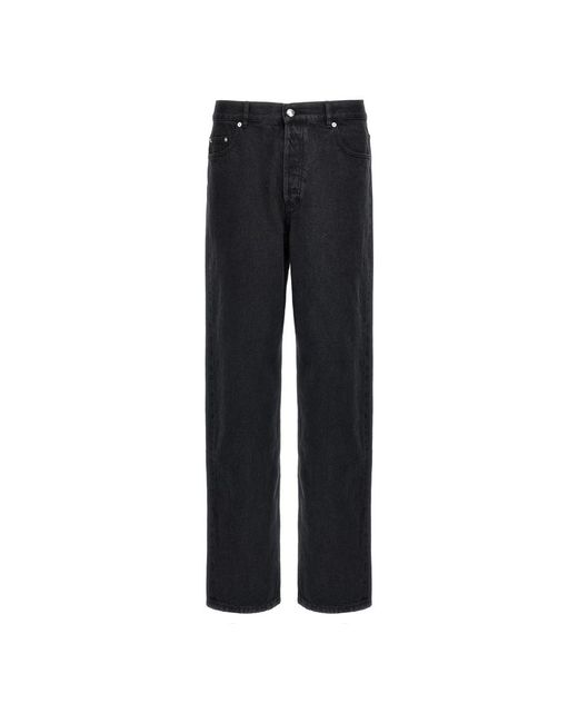 A.P.C. Black Straight Fit Jeans for men