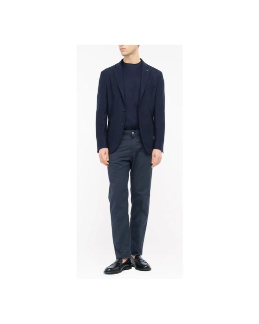Paoloni Blue Blazers for men