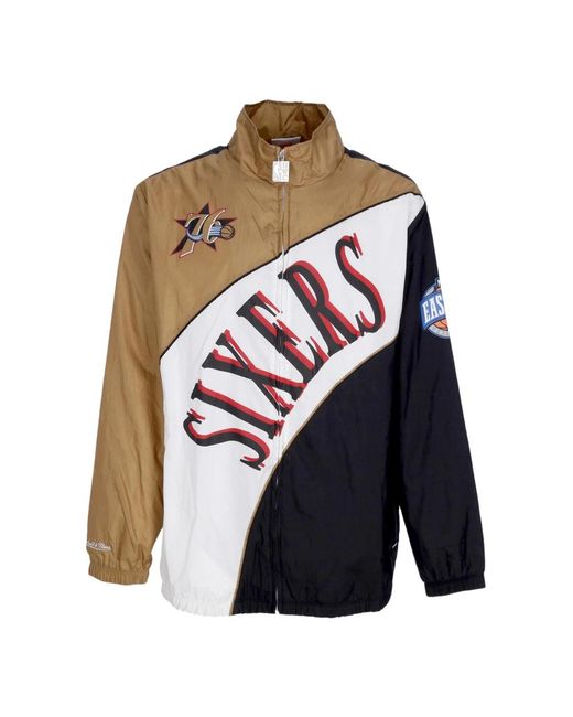 Mitchell & Ness Blue Light Jackets for men