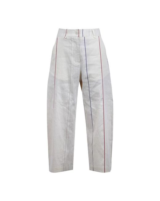 Phisique Du Role Gray Wide Trousers