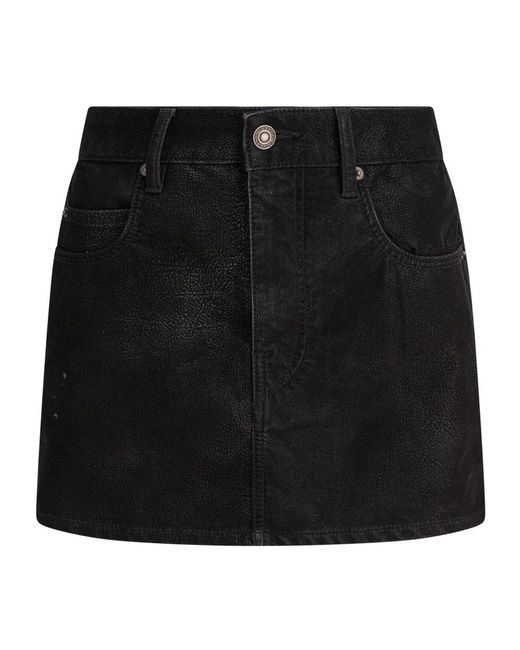 Denim Skirts Isabel Marant de color Black