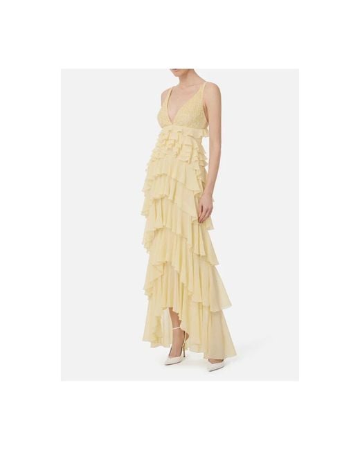 Elisabetta Franchi Yellow Gowns