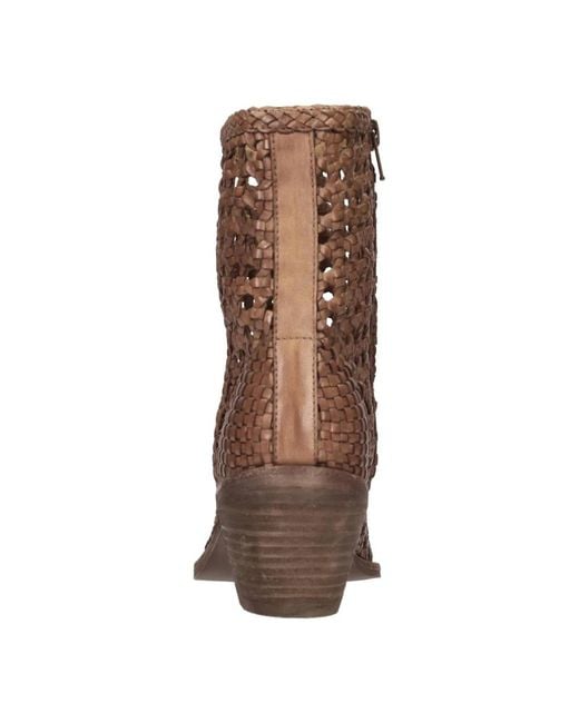 De Siena Brown Cowboy & Biker Boots