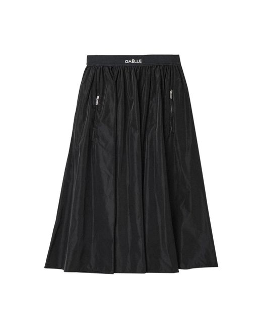 Gaelle Paris Black Midi skirts