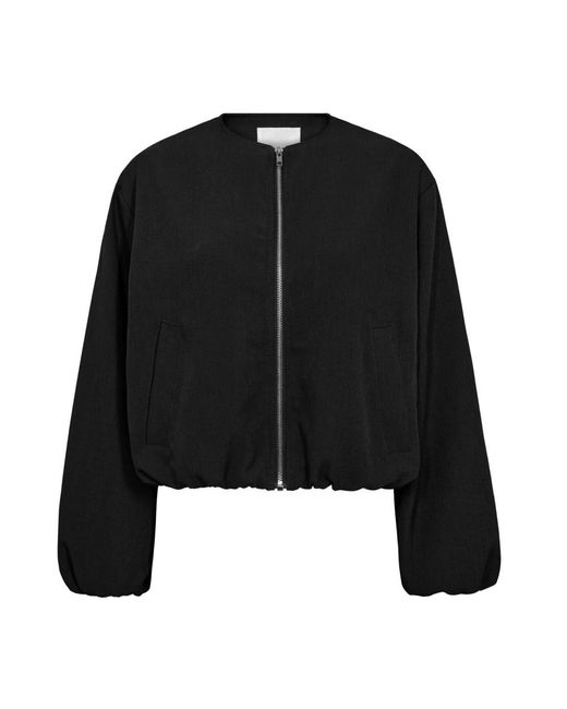 co'couture Jassen ,Zwart ,Polyester Zwarte Ballon Ritsjas Lunacc Stijl in het Black