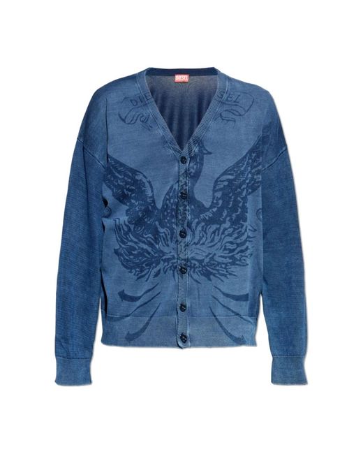 Cardigans DIESEL de hombre de color Blue