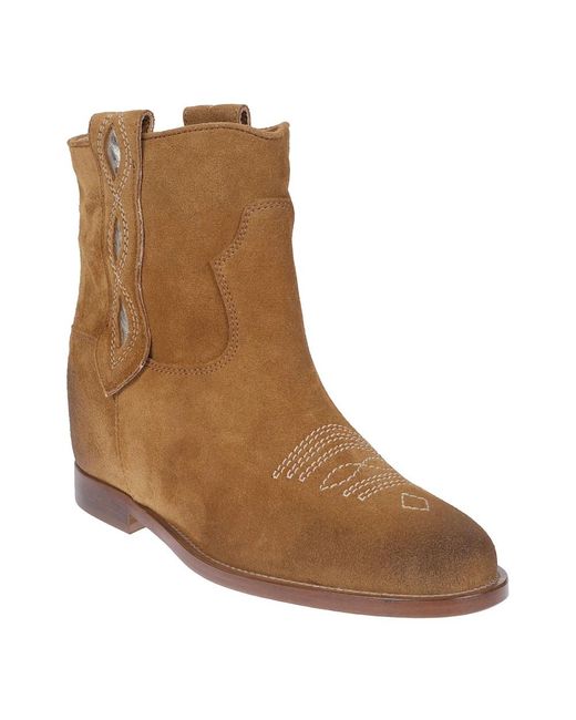 Via Roma 15 Brown Ankle Boots