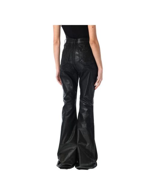 Rick Owens Black Flare Jeans