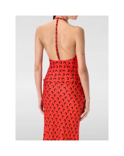 Sleeveless Tops MARINE SERRE en coloris Red