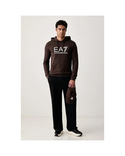 EA7 Kapuzenpullover in Black für Herren
