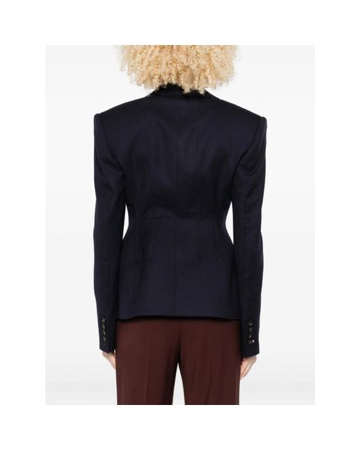 Stella McCartney Single-Button Tailored Blazer in het Blue