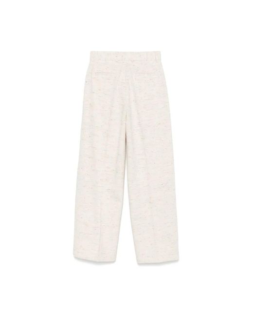 Wide Trousers MSGM en coloris White