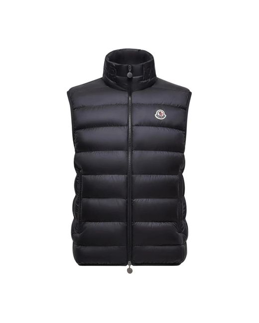 Vests Moncler de hombre de color Black