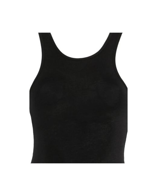 Entire studios Black Sleeveless Tops