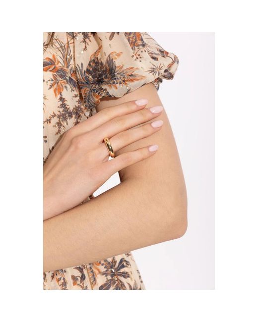 LIE STUDIO Metallic The Evie Ring