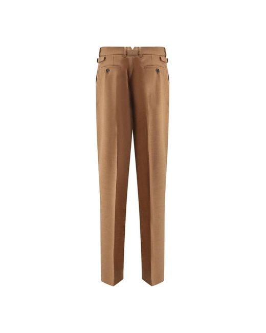 Straight Trousers di AMI in Brown da Uomo
